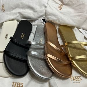 Tkees Gemma Women's Sandals NWT Metallic & Classic Colors